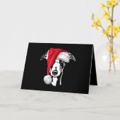 cadeau van een kerstman met mam kaart (Gele Bloem)