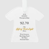 Cadeau van First Light 2018 Ornament (achterkant)