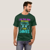 Cadeau van game programmeur t-shirt (Voorkant volledig)
