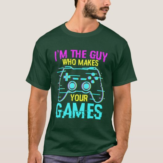 Cadeau van game programmeur t-shirt (Voorkant)