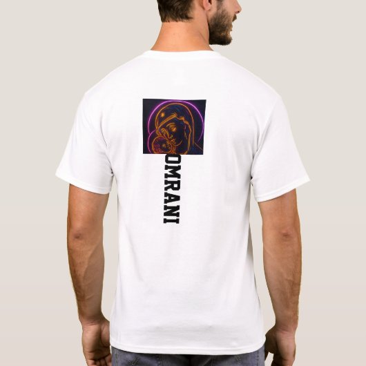 Cadeau van God - Gezegende Moeder die Kind T-Sh va T-shirt (Achterkant)