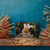 Cadeau van grootouders voor foto van kleinkind fotoplaat (Zijkant)