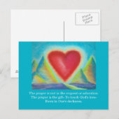 Cadeau van het briefkaart (Voorkant / Achterkant)