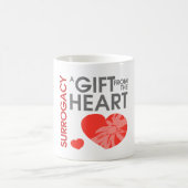 Cadeau van het hart koffiemok (Center)