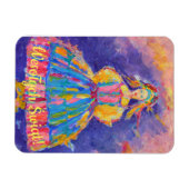 cadeau van het Poolse kerstfeest Wesołych Świąt Magneet (Horizontaal)