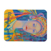 cadeau van het Poolse kerstfeest Wesołych Świąt Magneet (Horizontaal)