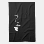 Cadeau van hondenhonden | Dierenvriend Cadeau Theedoek (Verticaal)