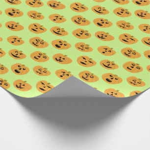 Cadeau van Jack-O-Lantern Halloween PUMPKIN Cadeaupapier