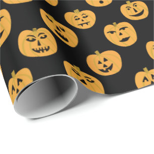 Cadeau van Jack-O-Lantern Halloween PUMPKIN Cadeaupapier