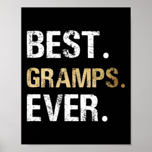 Cadeau van kleindochter kleinkind Beste Gramps ooi Poster