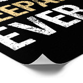 Cadeau van kleindochter kleinzoon beste AW ooit Poster (Hoek)