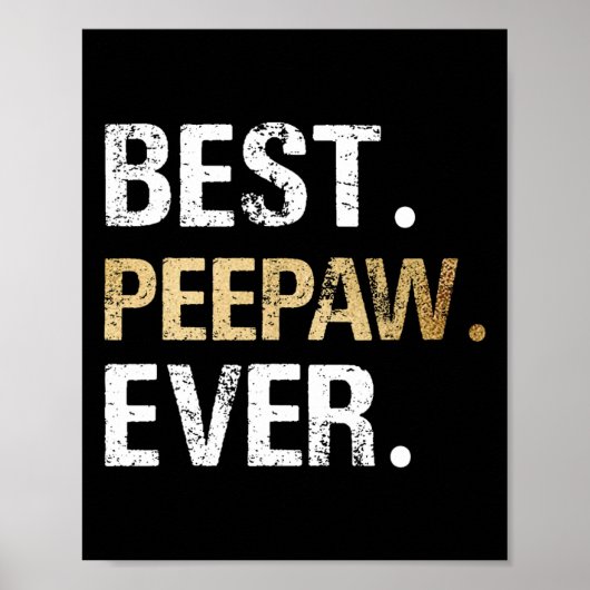 Cadeau van kleindochter kleinzoon beste AW ooit Poster (Voorkant)