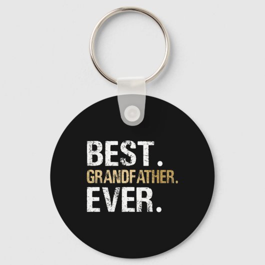 Cadeau van kleindochter kleinzoon beste opa sleutelhanger (Voorkant)
