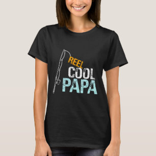 Cadeau van kleindochter kleinzoon Reel Cool Papa T-shirt