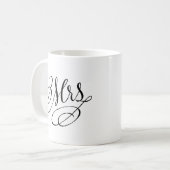 cadeau van mevrouw new Bride mok Vrijgezellenfeest (Voorkant links)