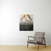 Cadeau van moeder aan mijn zoon, idee voor verjaar wandkleed (In situ)