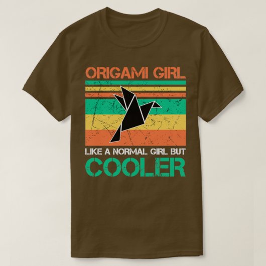cadeau van origami girl t-shirt (Design voorkant)