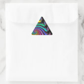 Cadeau van Parels Regenboog Gay Pride Driehoek Sti Sticker (Tas)