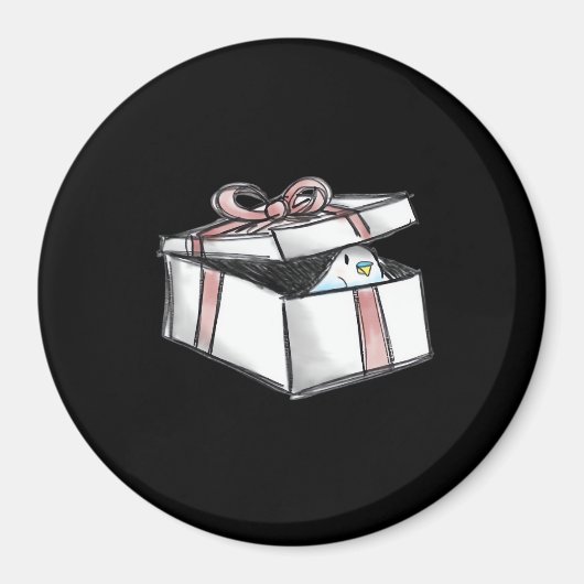 Cadeau van Peekabo Magneet (Voorkant)