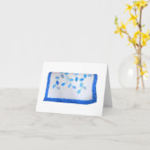 Cadeau van Quilting Card Kaart (Gele Bloem)