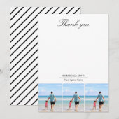 Cadeau van reisbureau voor agenten Bedankt (Voorkant / Achterkant)