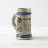 Cadeau van vader  bierpul (Voorkant links)
