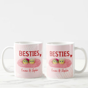 Cadeau verjaardag vriendin Roze Grappig Op Maat Koffiemok