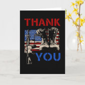 Cadeau Veteranen Dag Bedankt Steun Veteranen Kaart (Gele Bloem)