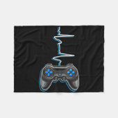 Cadeau Videospel Hartslag Videospelcontroller K Fleece Deken (Voorkant (Horizontaal))