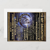 Cadeau Vlinders Voor Mijn Dochter, Verjaardag Doch Briefkaart (Voorkant / Achterkant)