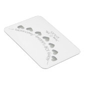 cadeau voor 10e verjaardag bruiloft magneet (Rechterzijde)