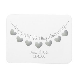 cadeau voor 10e verjaardag bruiloft magneet