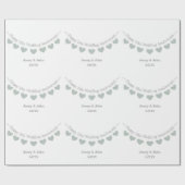 cadeau voor 12e zijde bruiloft bruiloft cadeaupapier (Vlak)