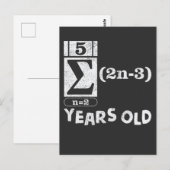 Cadeau voor 16e verjaardag Wiskundeliefhebber 16 j Briefkaart (Voorkant / Achterkant)