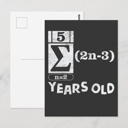 Cadeau voor 16e verjaardag Wiskundeliefhebber 16 j Briefkaart (Voorkant / Achterkant)