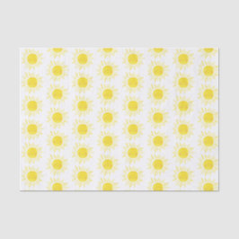 Cadeau voor 1e verjaardagsfeestje rond de zon tissuepapier