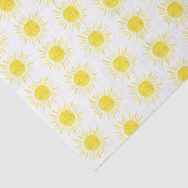 Cadeau voor 1e verjaardagsfeestje rond de zon tissuepapier (Detail)