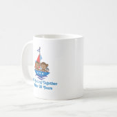 Cadeau voor 38th Wedding Jubileum Hoot Koffiemok (Voorkant links)