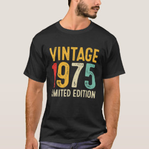 Cadeau voor 47e verjaardag 47 jaar oud vintage 197 t-shirt