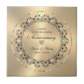 Cadeau voor 50ste bruiloft Jubileum Tegeltje (Voorkant)