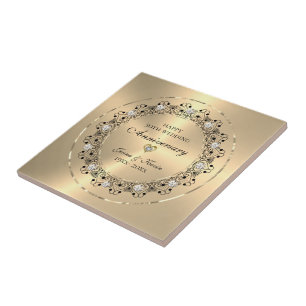 Cadeau voor 50ste bruiloft Jubileum Tegeltje