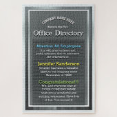 Cadeau voor aangepaste aflossing legpuzzel (Verticaal)