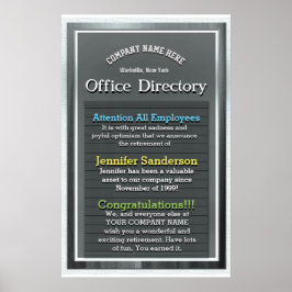 Cadeau voor aangepaste aflossing poster