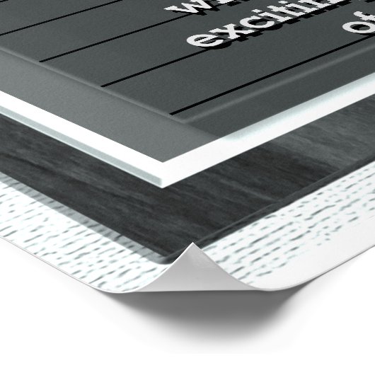 Cadeau voor aangepaste aflossing poster (Hoek)