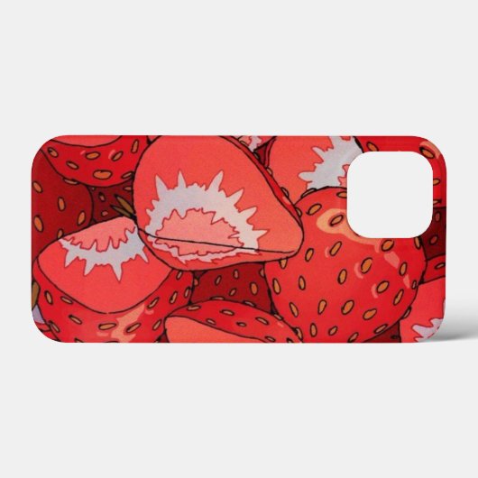 Cadeau voor aardbeienliefhebber Case-Mate iPhone case (Achterkant (horizontaal))