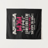Cadeau voor accountant | Accountant en een moeder Wandkleed (Voorkant (horizontaal))