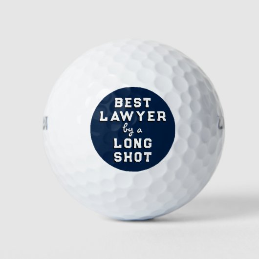 Cadeau voor advocaat golfballen (Voorkant)