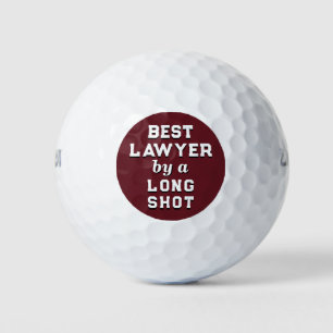 Cadeau voor advocaat golfballen