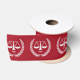 Cadeau voor advocaat satijnen lint