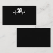 cadeau voor Afdrukhartslag schnauzer Visitekaartje (Voorkant / Achterkant)